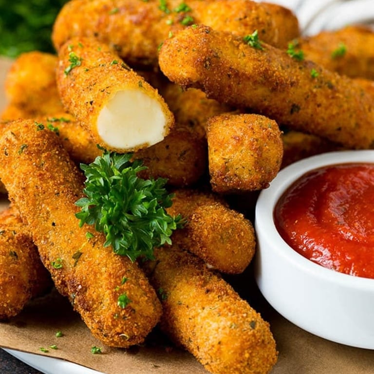 Golden Mozzarella Sticks: A Cheesy Delight