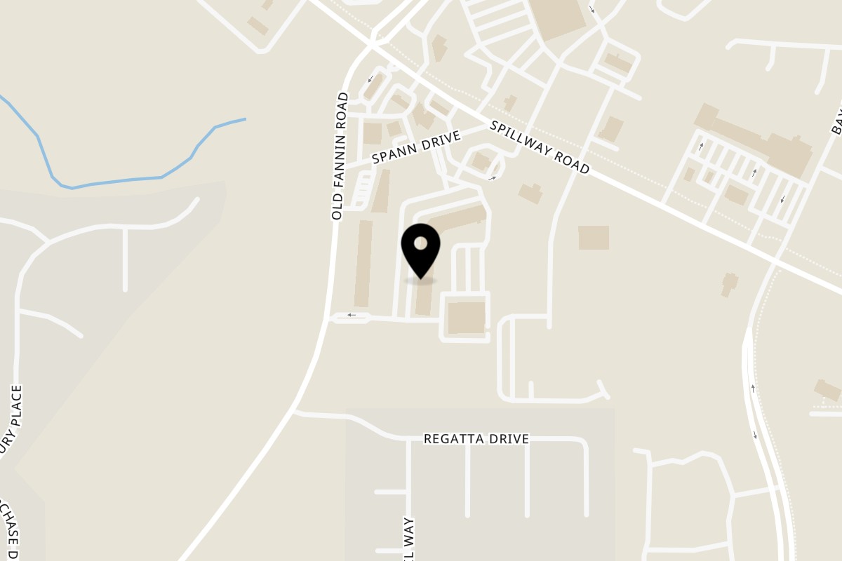 Map showing the location of Willy B's Steakhouse on 1149 Old Fannin Rd Suite 7 in Brandon